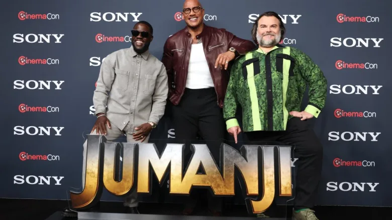 Kevin Hart, Dwayne Johnson ve Jack Black "Jumanji: Open World"u CinemaCon'da Tanıttı, Nisan 2026 Kırmızı Halı Fotoları