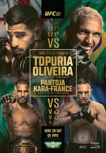 Poster for UFC 317: Topuria vs. Oliveira