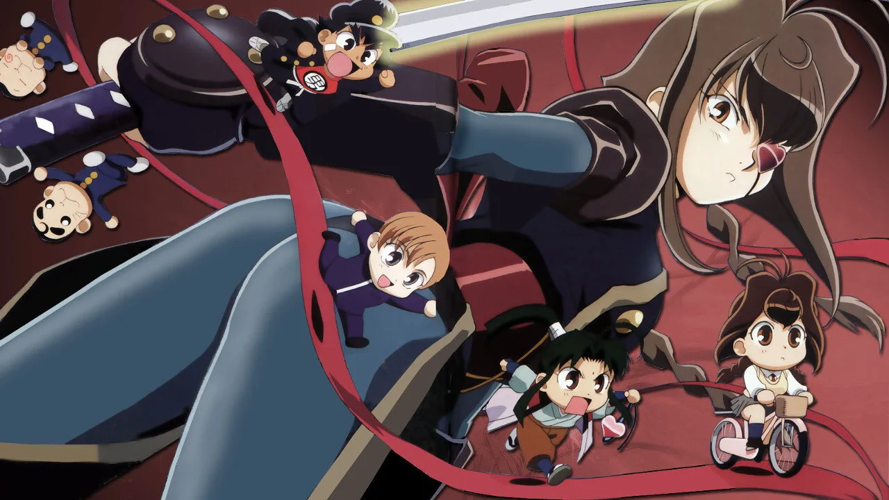Jubei-chan the Ninja Girl: Secret of the Lovely Eyepatch için arka plan görseli