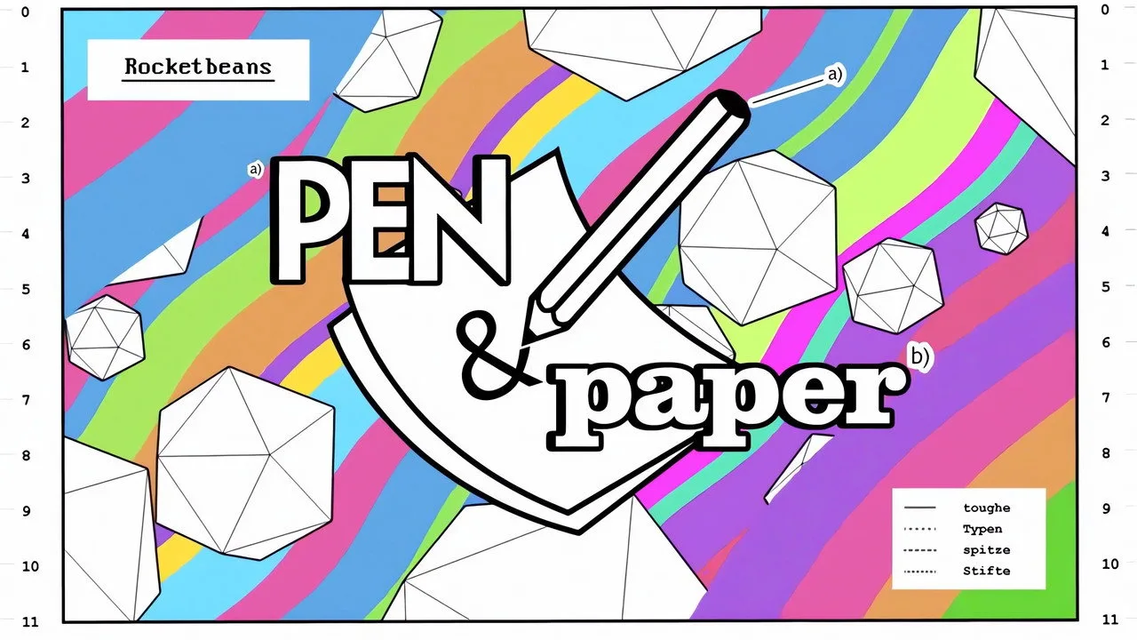 Фоновое изображение для Rocket Beans Pen & Paper