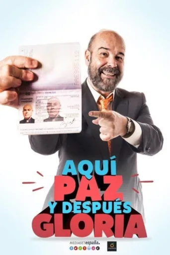 Póster de Aquí Paz y después Gloria