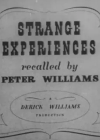 Strange Experiences afişi