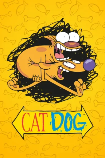 ملصق CatDog