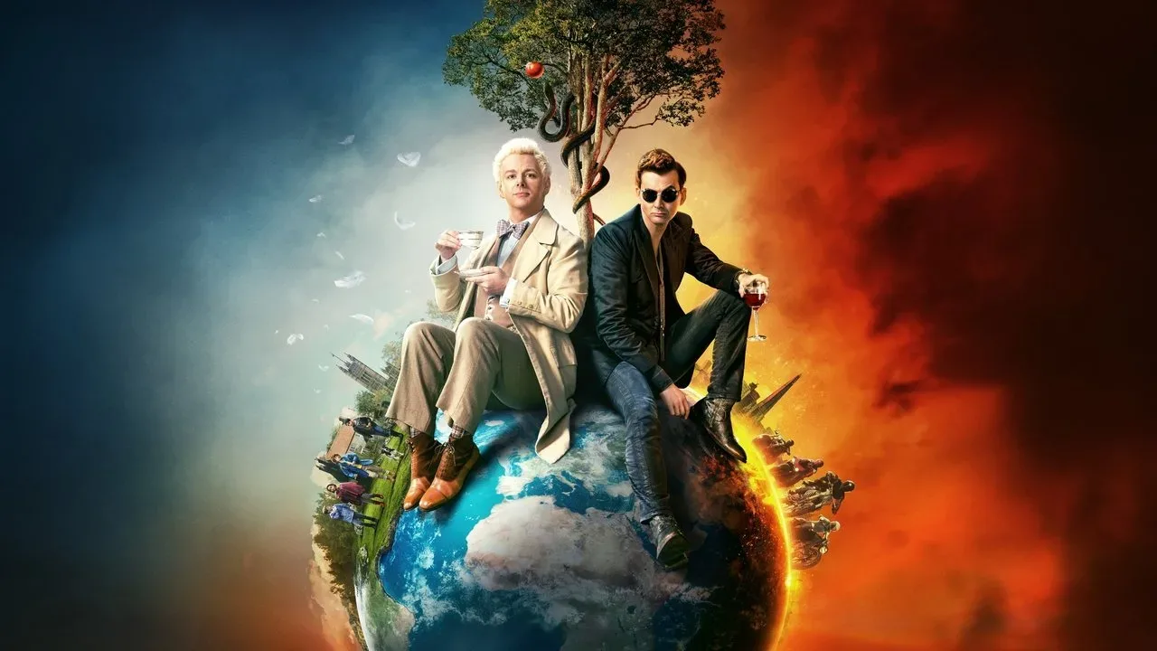 خلفية لـ Good Omens