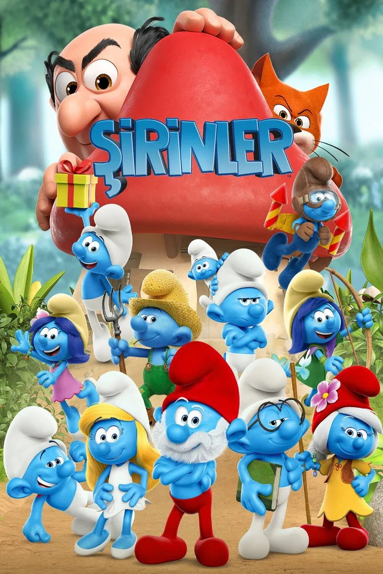 ملصق Şirinler
