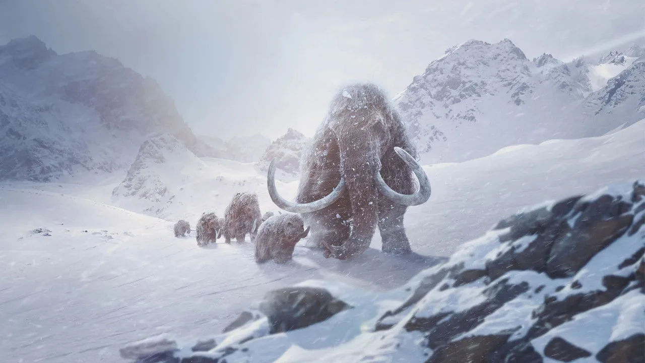 خلفية لـ Prehistoric Planet