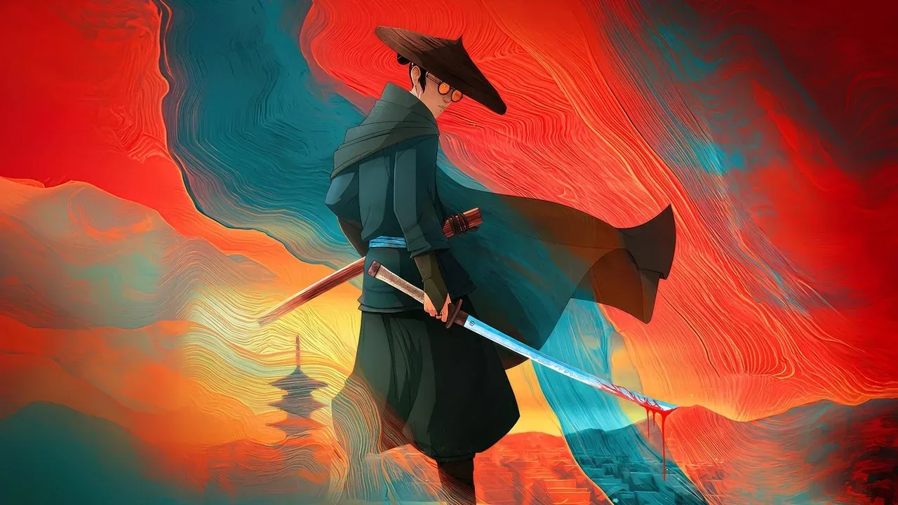خلفية لـ BLUE EYE SAMURAI
