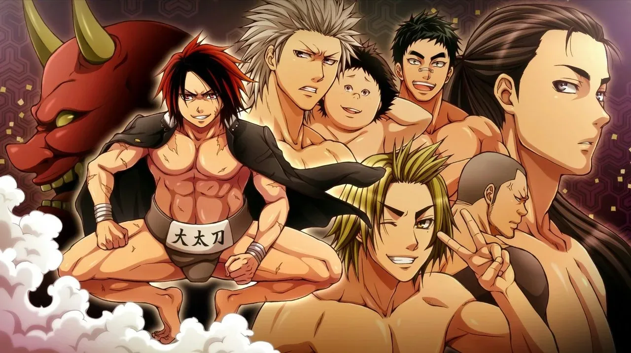 خلفية لـ Hinomaru Sumo