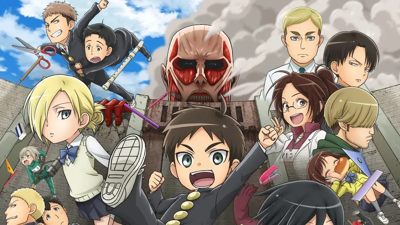 خلفية لـ Attack on Titan: Junior High
