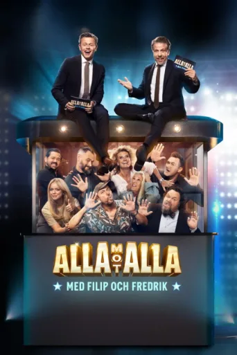 ملصق Alla mot alla med Filip och Fredrik