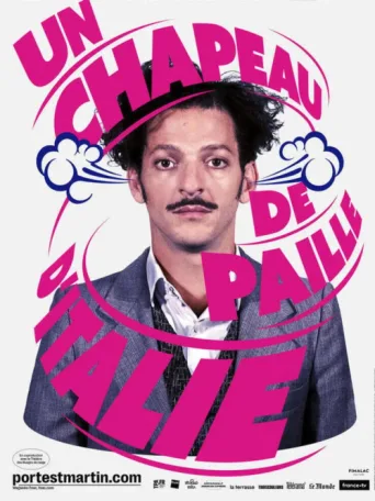 ملصق Un chapeau de paille d'Italie