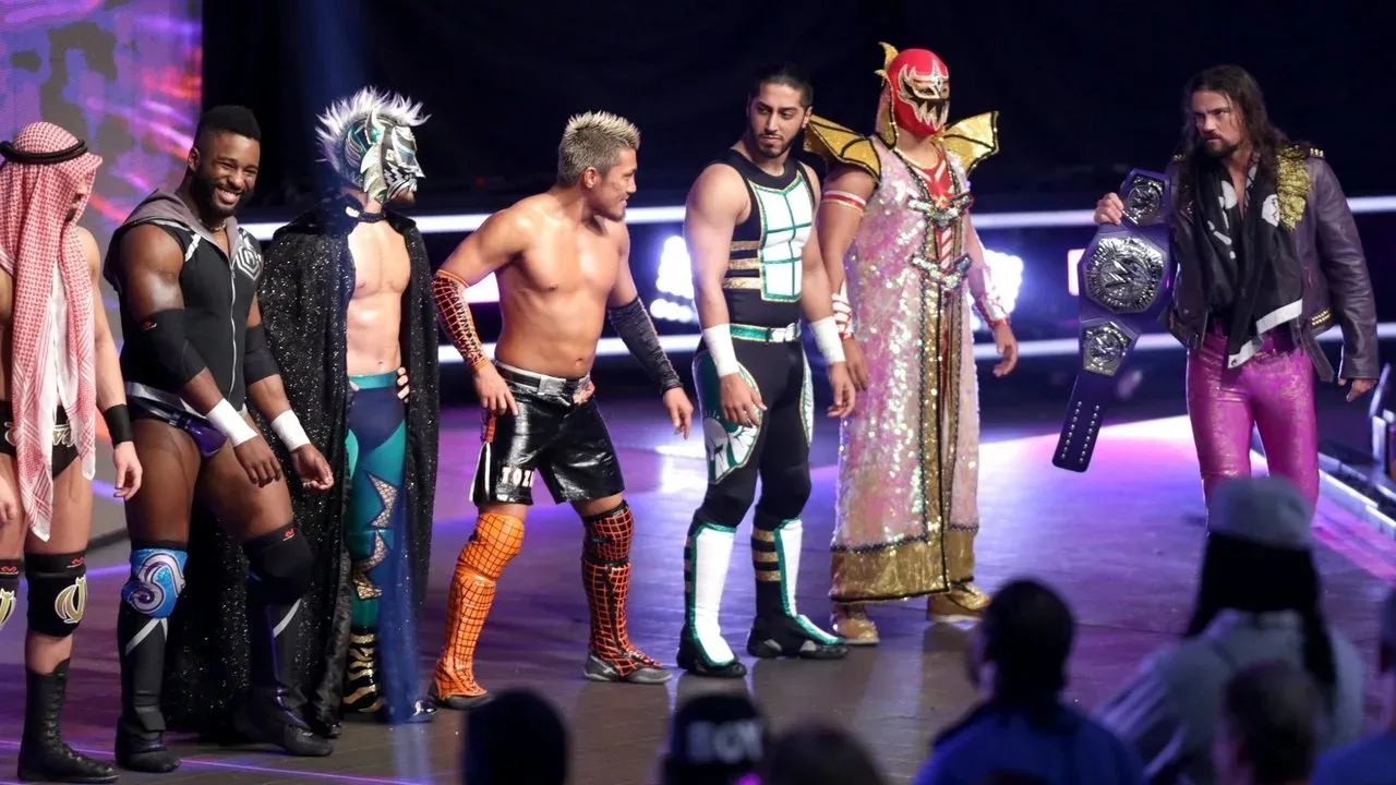 WWE 205 Live için arka plan görseli