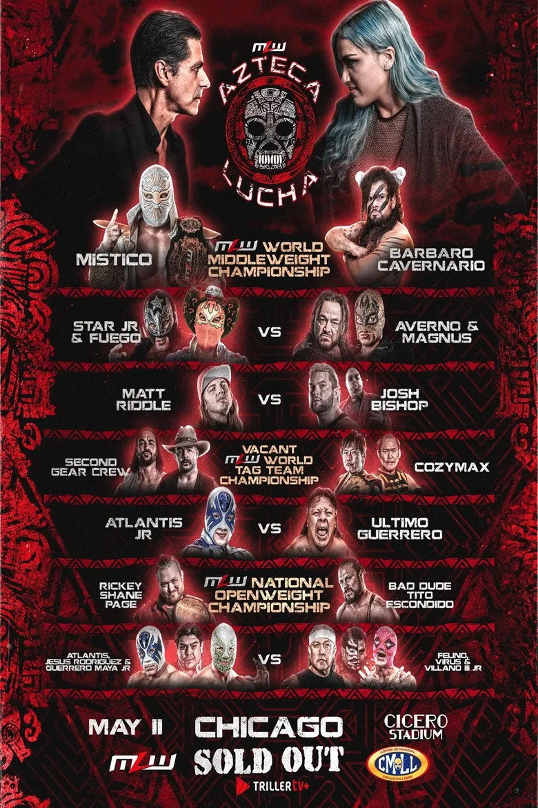 póster de MLW Azteca Lucha 2024