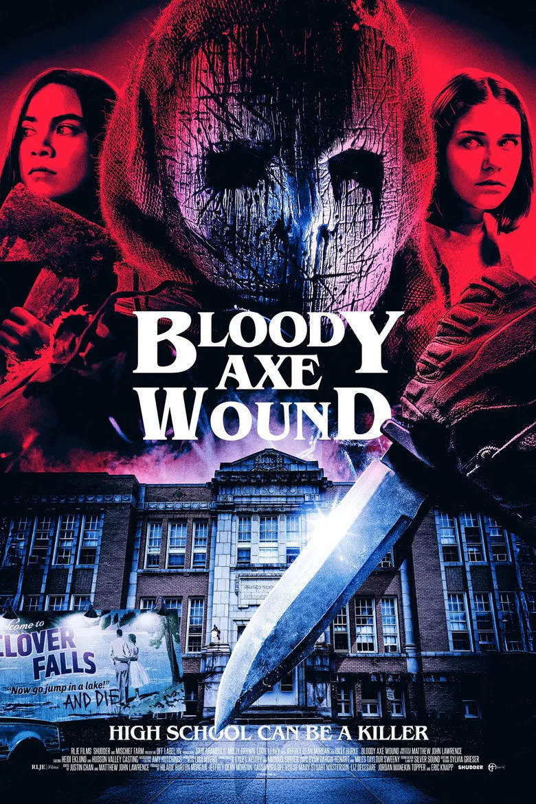 ملصق Bloody Axe Wound