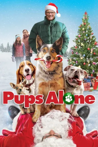 ملصق Pups Alone