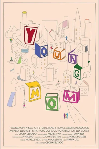 ملصق Young Mom
