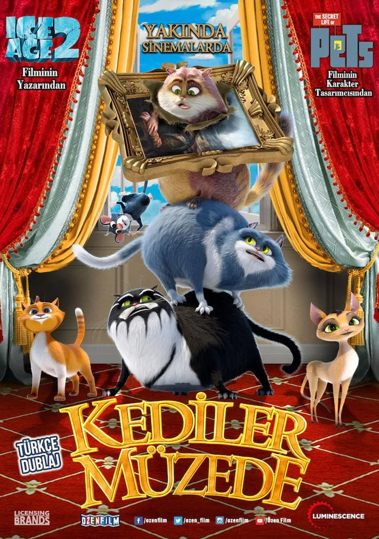 póster de Kediler Müzede