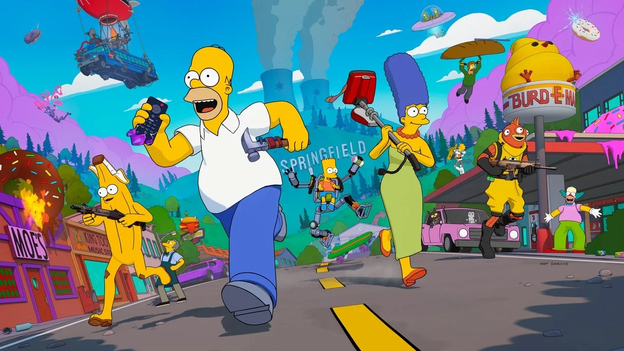 Фоновое изображение для Fortnite x The Simpsons