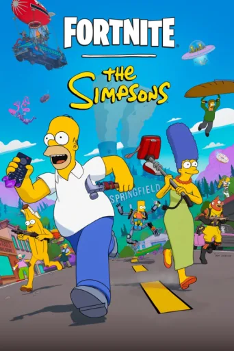 Постер Fortnite x The Simpsons