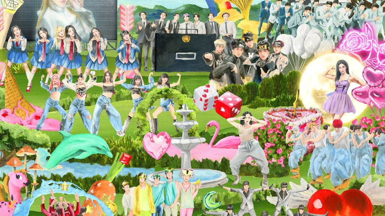 K-Pop Generation için arka plan görseli