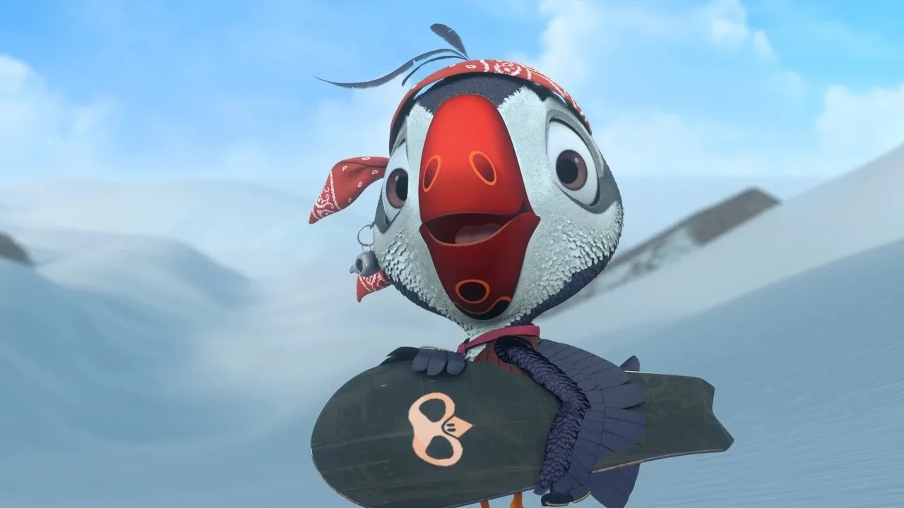 خلفية لـ Puffins