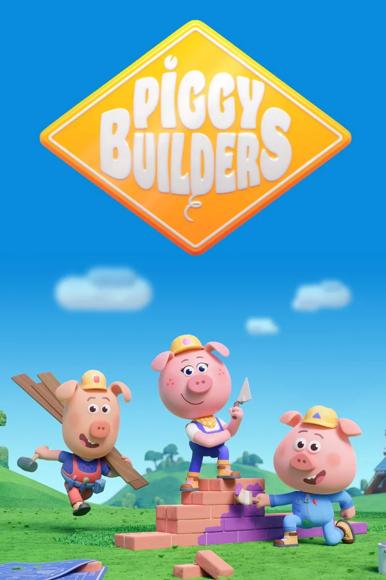 ملصق Piggy Builders