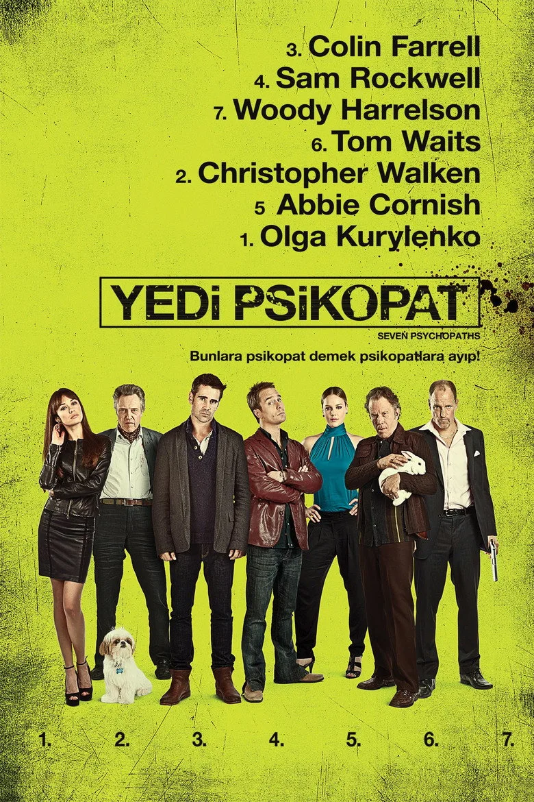 ملصق Yedi Psikopat