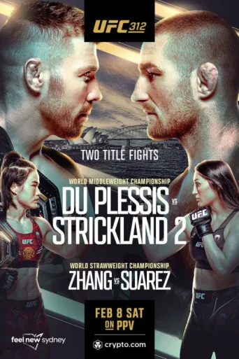 Póster de UFC 312: Du Plessis vs. Strickland 2