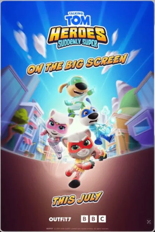 Talking Tom Hero’s on the Big Screen