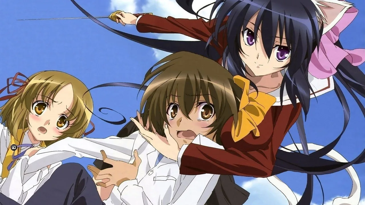 خلفية لـ Omamori Himari