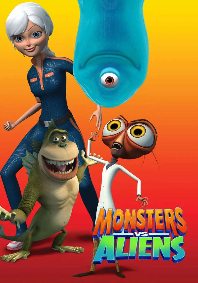 ملصق Monsters vs. Aliens