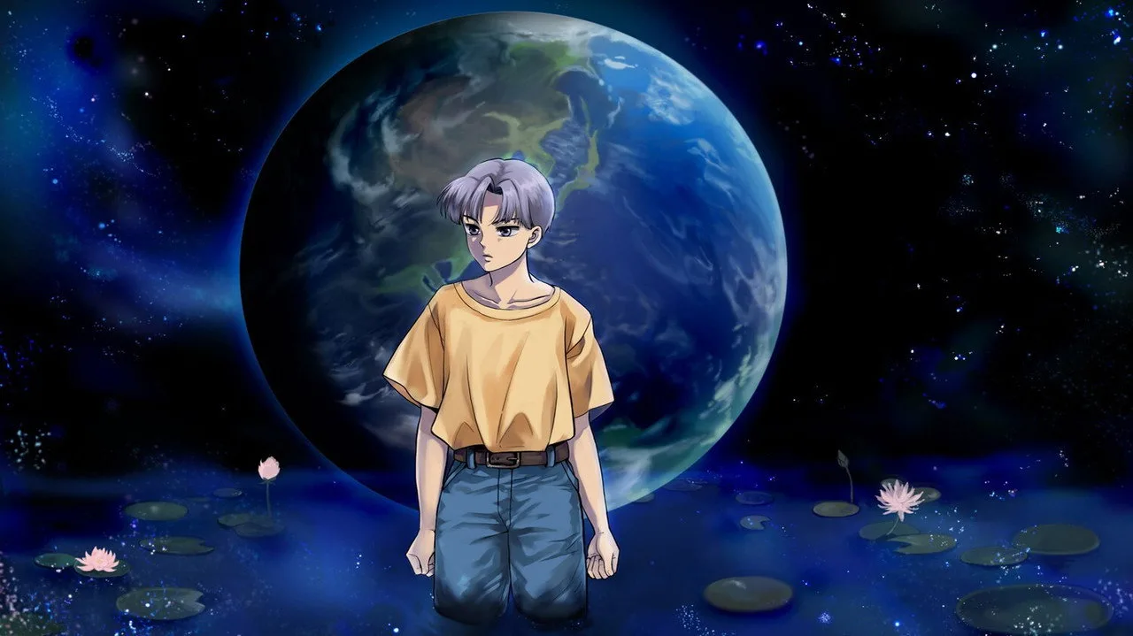 Please Save My Earth için arka plan görseli