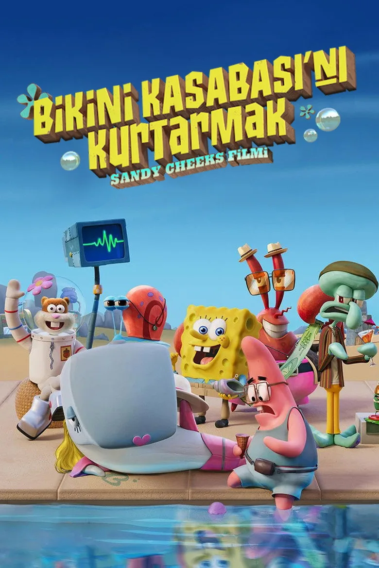 ملصق Bikini Kasabası'nı Kurtarmak: Sandy Cheeks Filmi