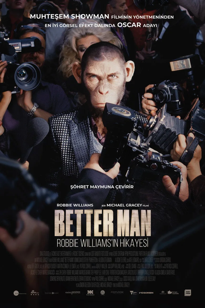 póster de Better Man: Robbie Williams'ın Hikâyesi