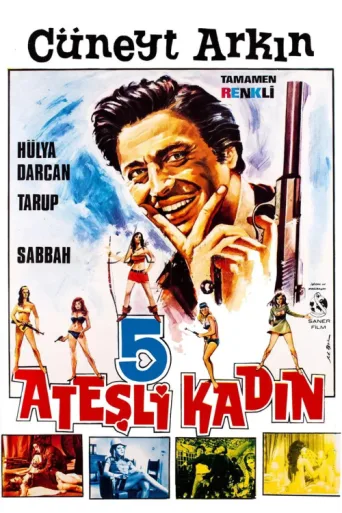 ملصق Beş Ateşli Kadın