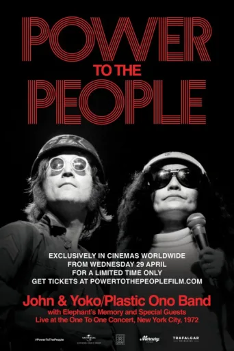 Póster de Power to the People: John & Yoko Live in NYC