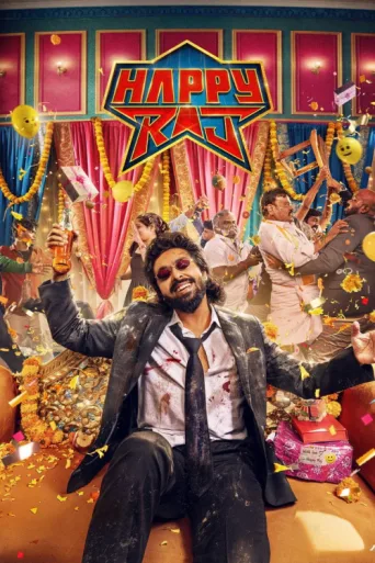 ملصق Happy Raj