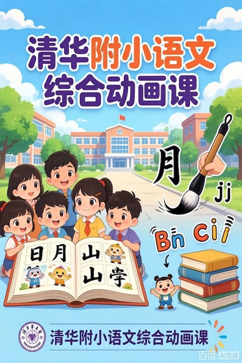 清华附小语文综合动画课 poster