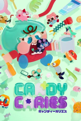 ملصق Candy Caries