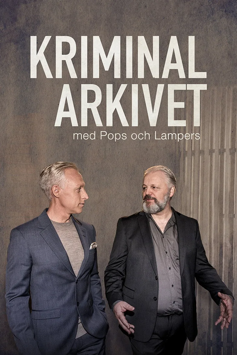 póster de Kriminalarkivet med Pops och Lampers