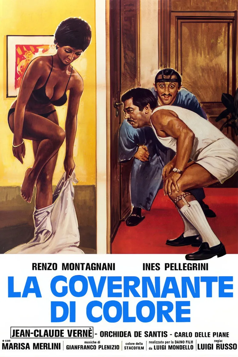 póster de Una bella governante di colore