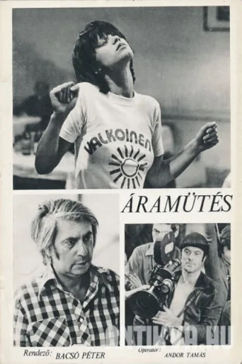 Áramütés afişi