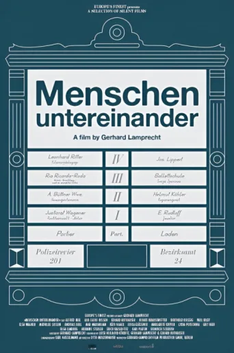 Постер Menschen untereinander