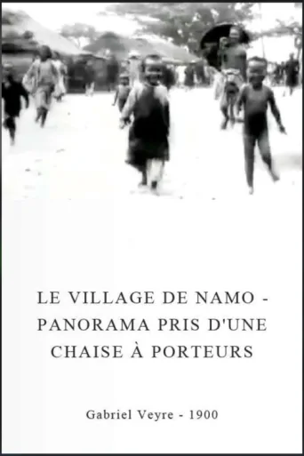Póster de Le village de Namo - Panorama pris d'une chaise à porteurs