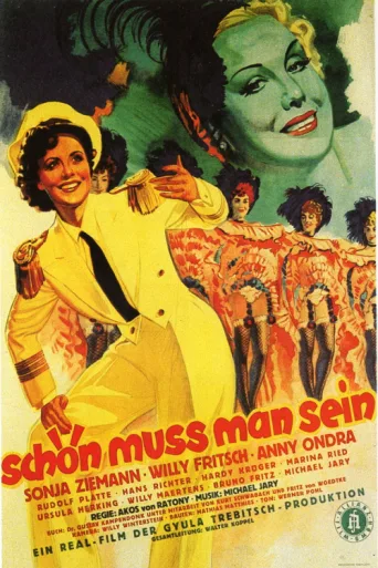 Schön muß man sein afişi