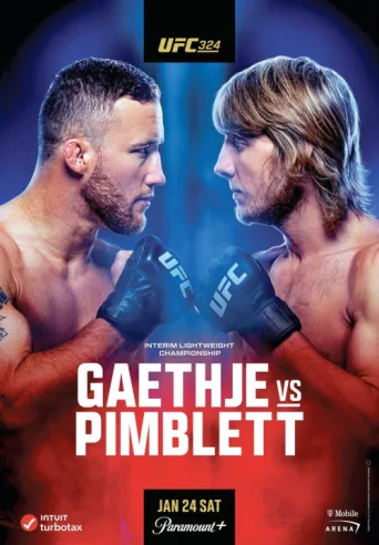 Постер UFC 324: Gaethje vs. Pimblett