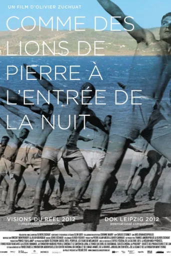 Comme des lions de pierre à l'entrée de la nuit afişi