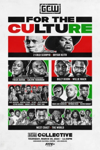 Póster de GCW For the Culture 2023