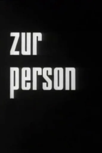 ملصق Zur Person
