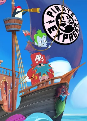ملصق Pirate Express
